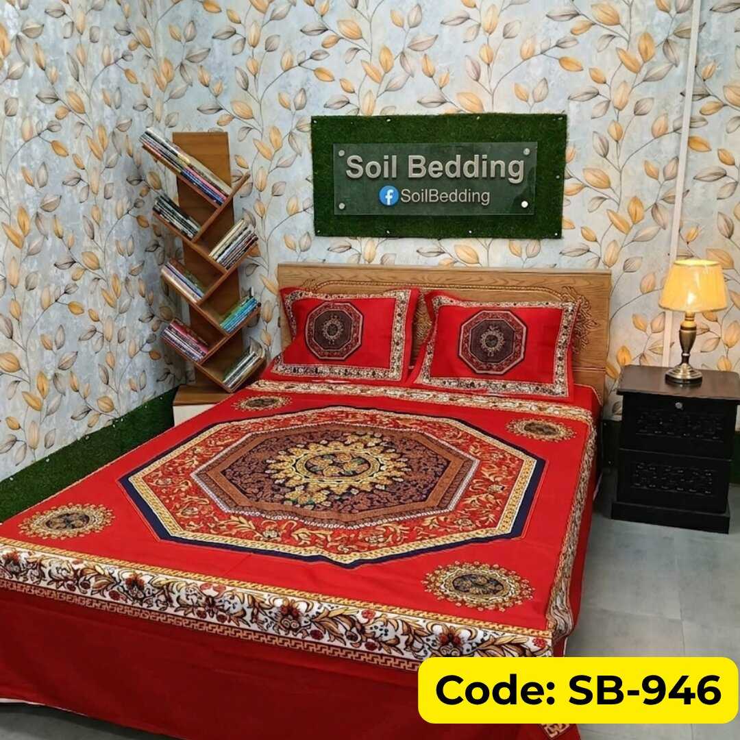 Panel Bedsheet, Premium Panel Bedsheet, 100% Cotton Panel Bedsheet, King Size Panel Bedsheet, Cotton Panel Bedsheet, Luxury Panel Bedsheet, Soil Bedding, Soilshopbd