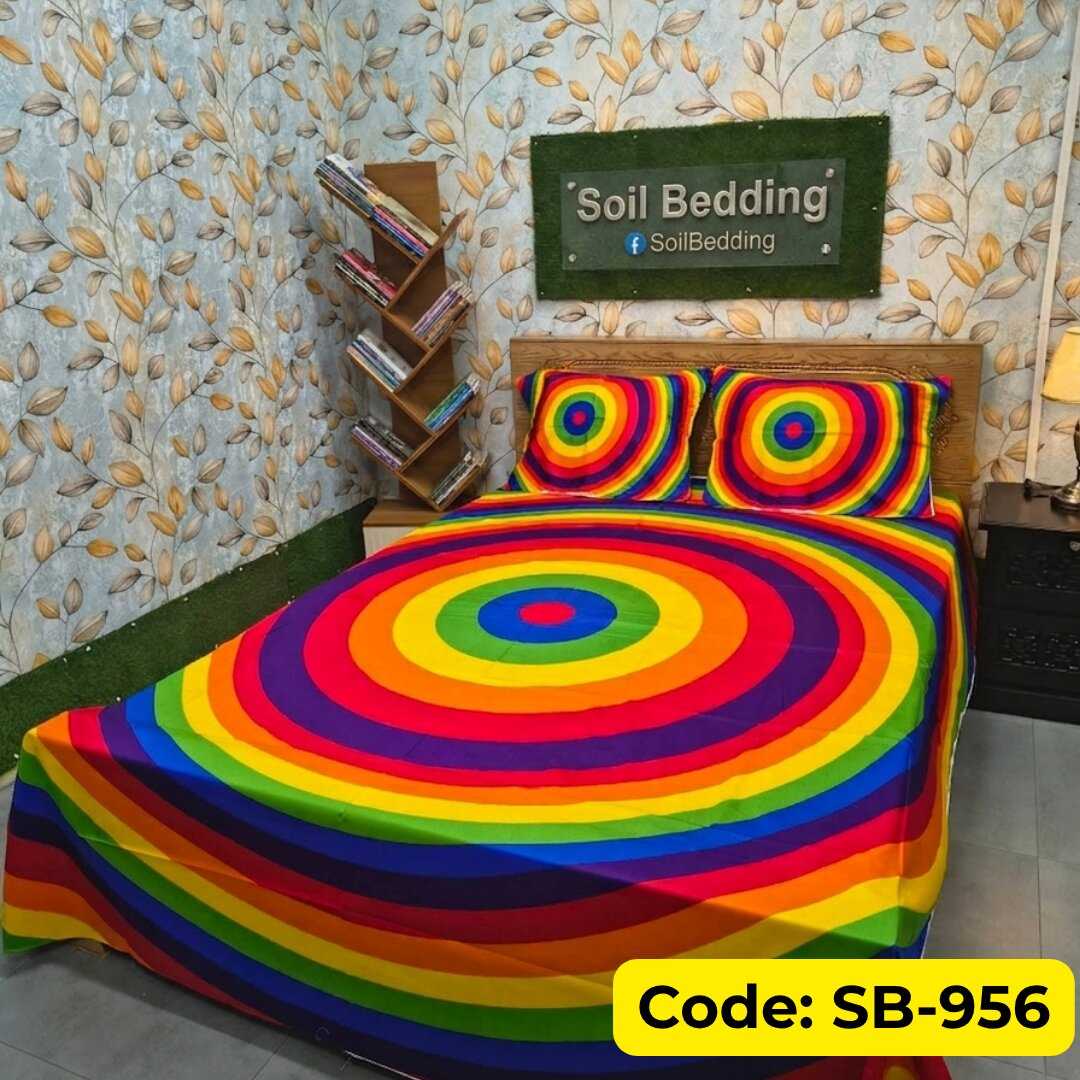 Panel Bedsheet, Premium Panel Bedsheet, 100% Cotton Panel Bedsheet, King Size Panel Bedsheet, Cotton Panel Bedsheet, Luxury Panel Bedsheet, Soil Bedding, Soilshopbd
