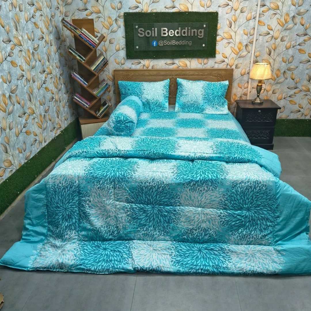 ৫,পিছ,সেট,প্রিমিয়াম,কোয়ালিটি,টুইল,কটন,ফেব্রিক্স,কমফোর্টার