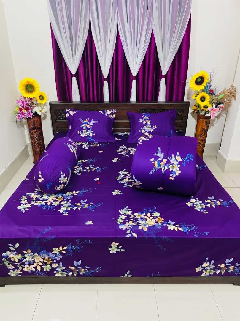 ৫,পিছ,সেট,প্রিমিয়াম,কোয়ালিটি,টুইল,কটন,ফেব্রিক্স,কমফোর্টার